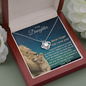 (ALMOST SOLD OUT) To My Daughter | LOVE KNOT NECKLACE š