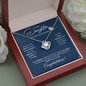 TO MY DAUGHTER - LOVE KNOT NECKLACE