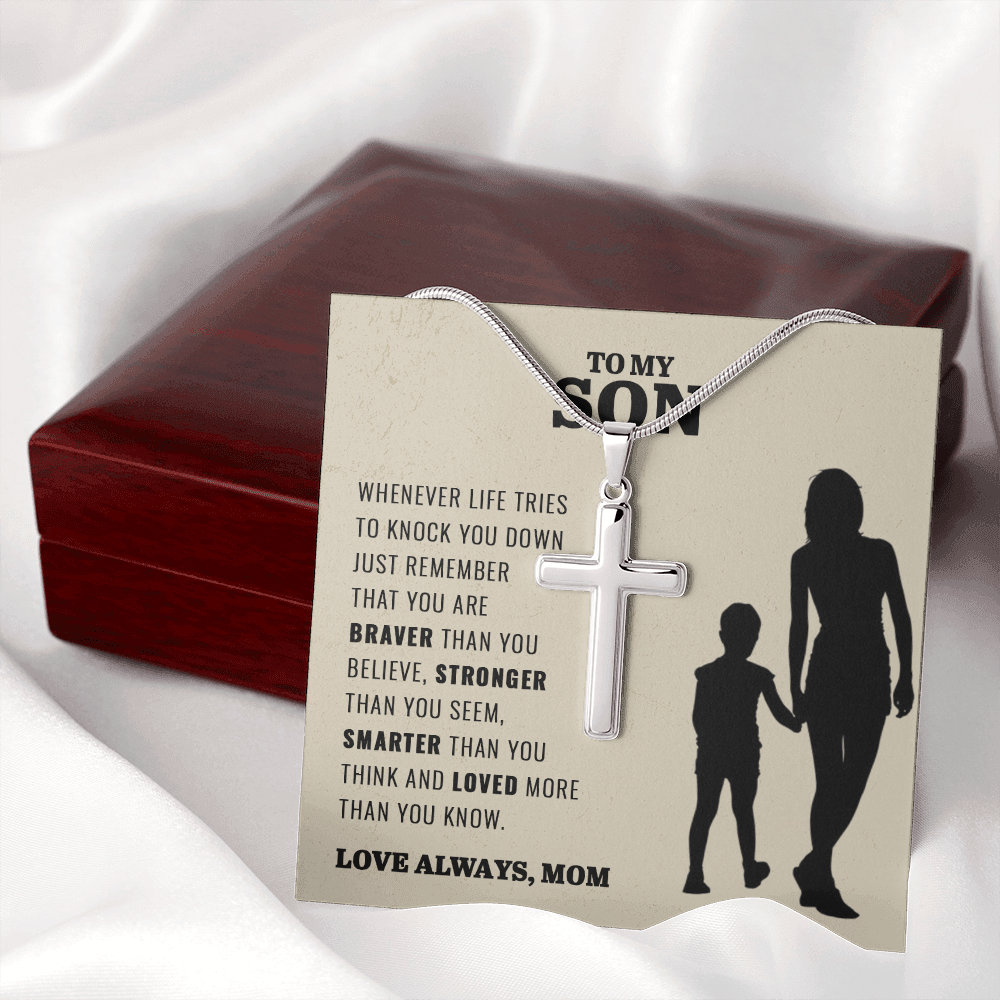 To My Son | Cross Necklace ❤️❤️