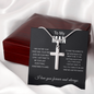 To My Man | Cross Necklace ❤️