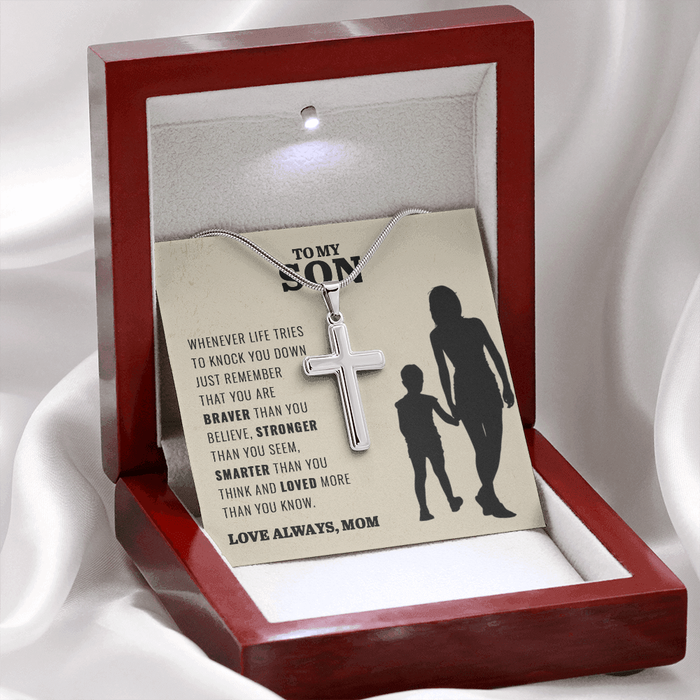 To My Son | Cross Necklace ❤️❤️