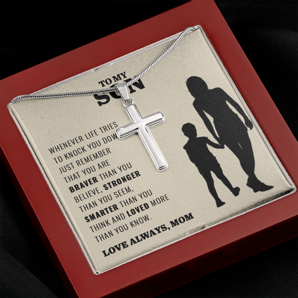 To My Son | Cross Necklace ❤️❤️
