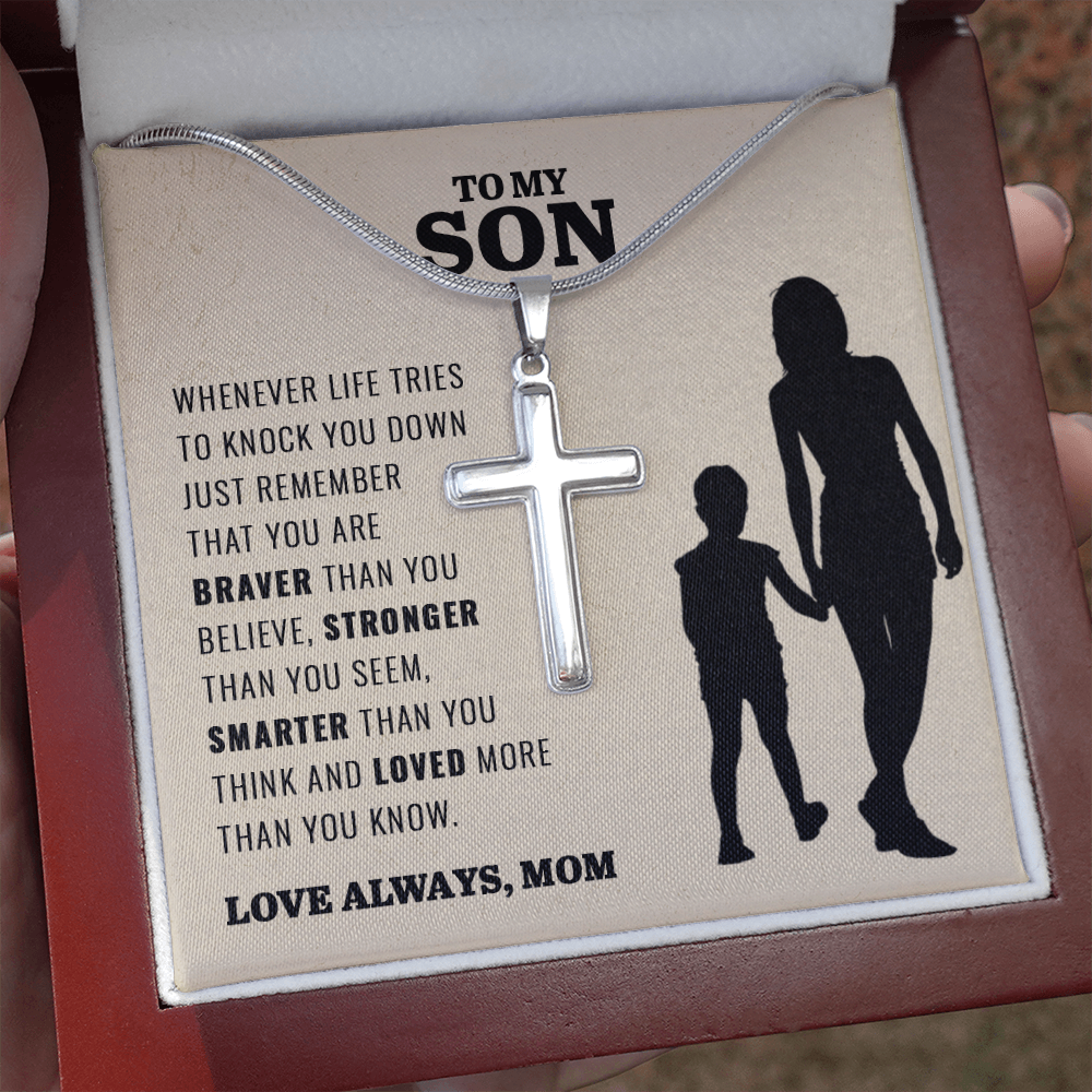 To My Son | Cross Necklace ❤️❤️