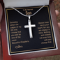 To My Son | Cross Necklace