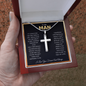 To My Man | I Love You Forever - Cross Necklace