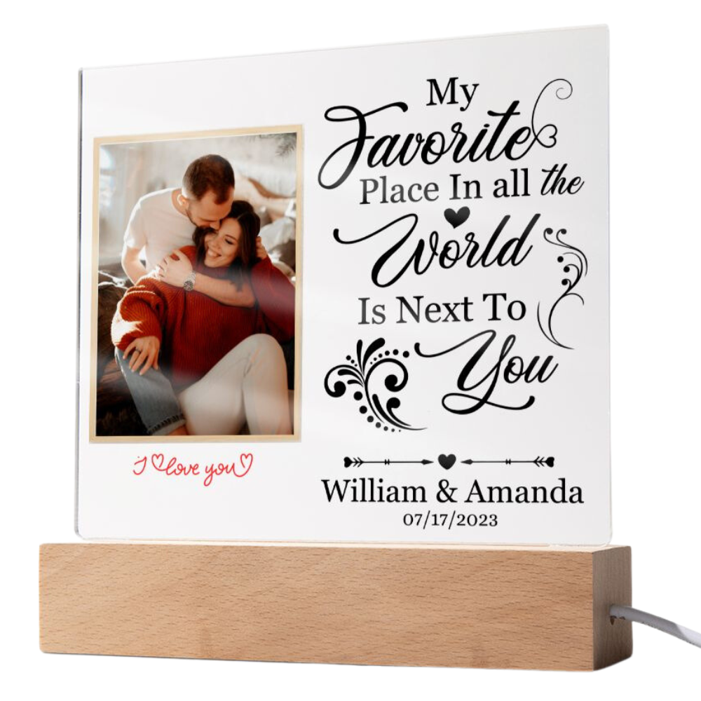 Gift for your Loved One - Acrylic Love Plaque