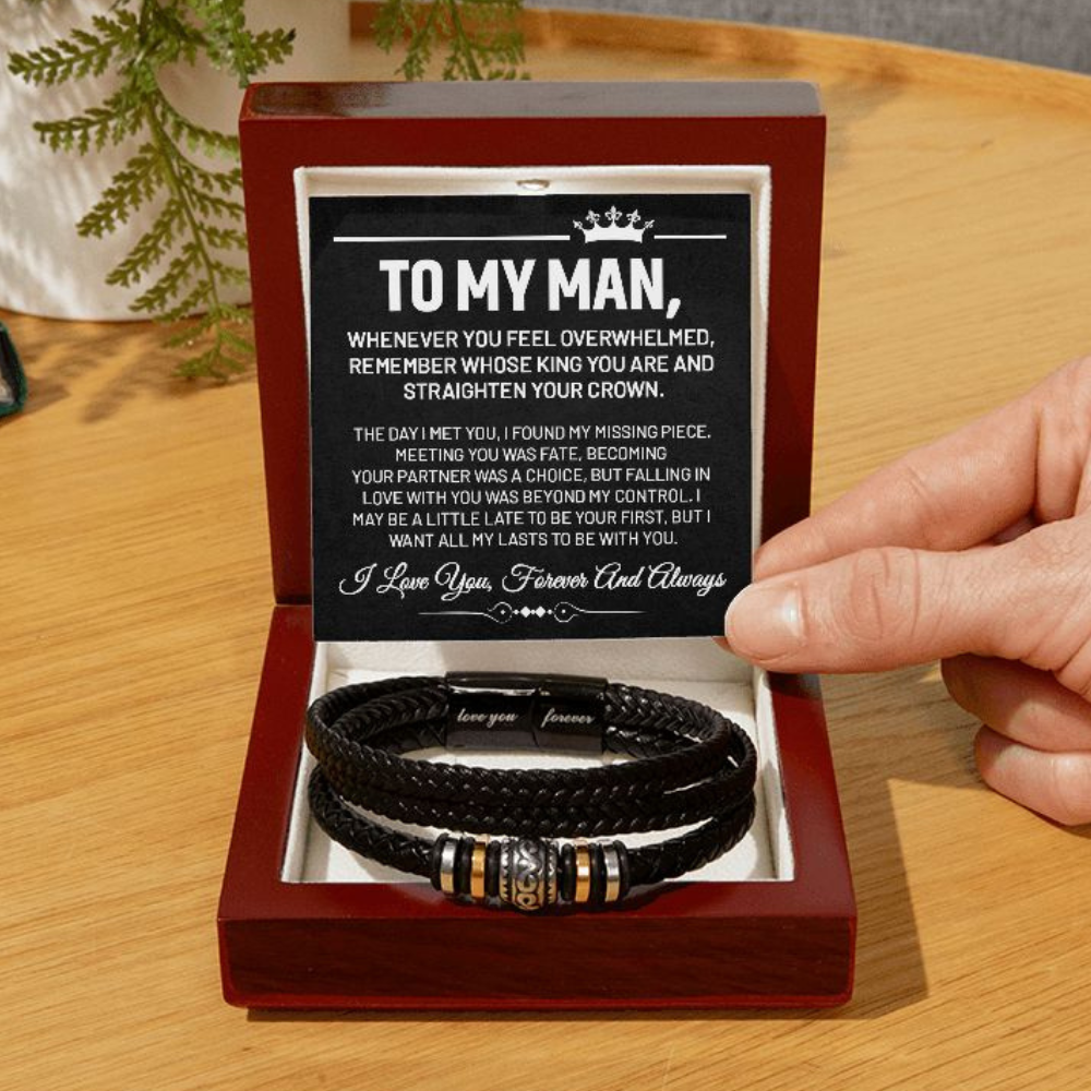 To My Man - "Love You Forever" Bracelet - BB001