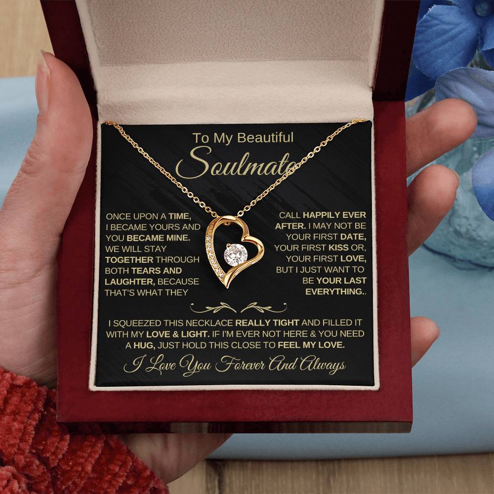 To My Beautiful Soulmate | Always Together | Forever Love Necklace ❤️