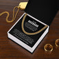 To My Husband - Cuban Link Chain -HB001