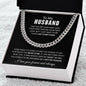To My Husband - Cuban Link Chain -HB001
