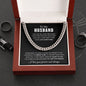 To My Husband - Cuban Link Chain -HB001