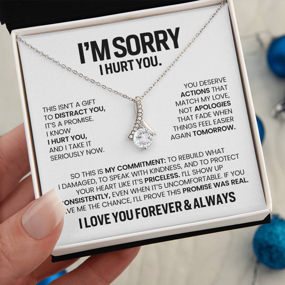 Apology Gift For Her - Alluring Beauty Necklace - This Is My Promise