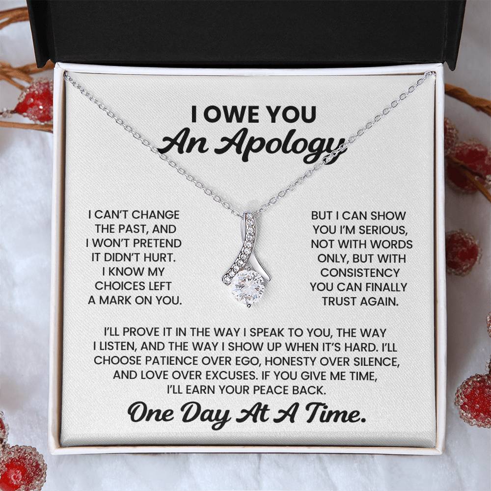 Apology Gift For Her – Alluring Beauty Necklace – I Owe You An Apology