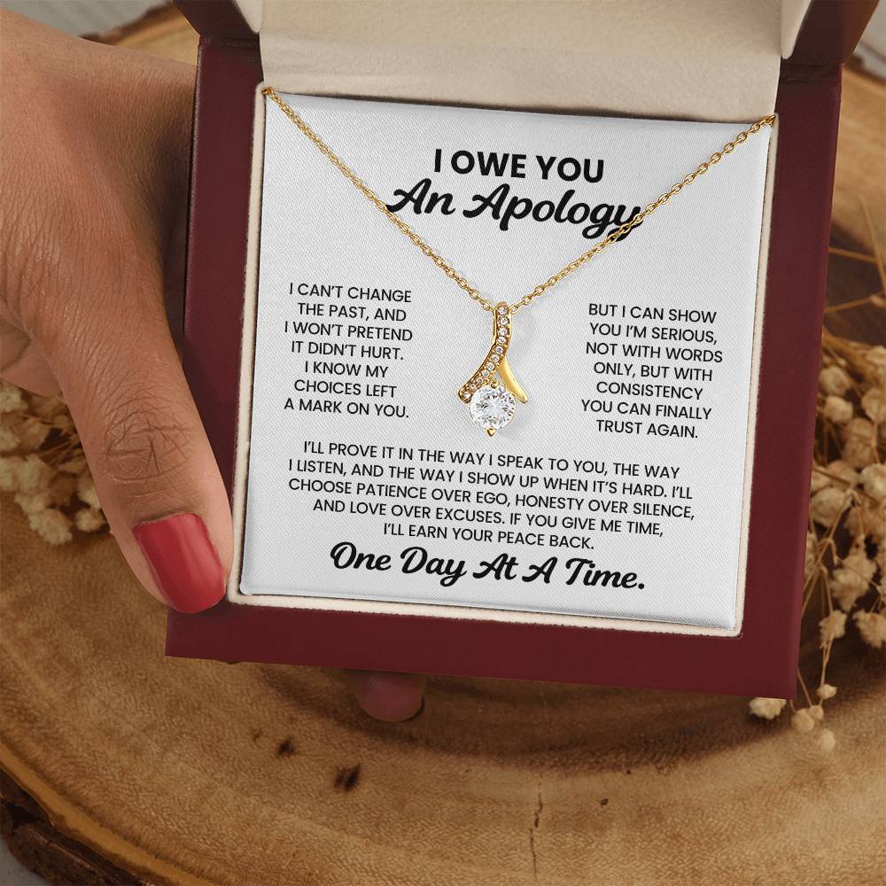 Apology Gift For Her – Alluring Beauty Necklace – I Owe You An Apology
