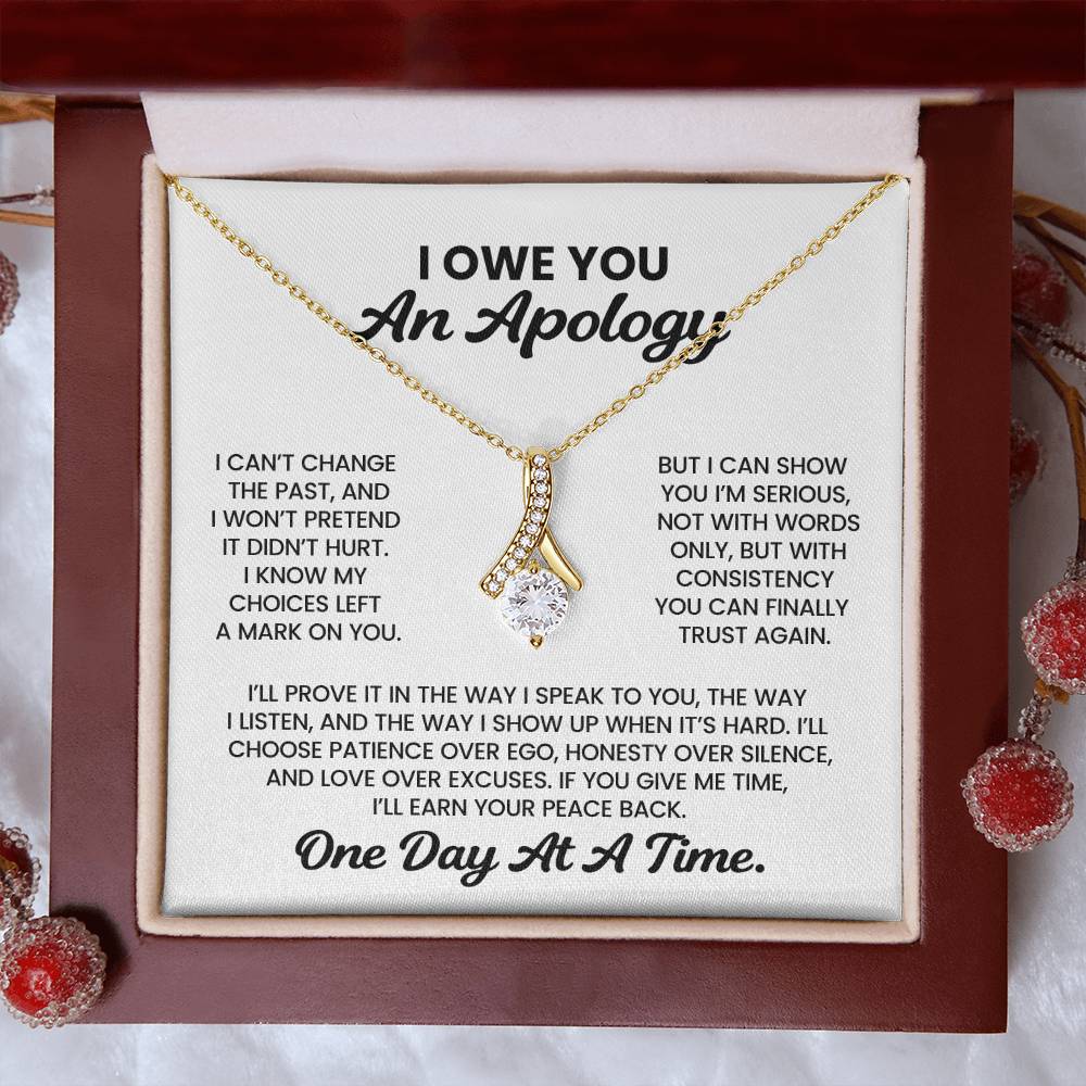 Apology Gift For Her – Alluring Beauty Necklace – I Owe You An Apology