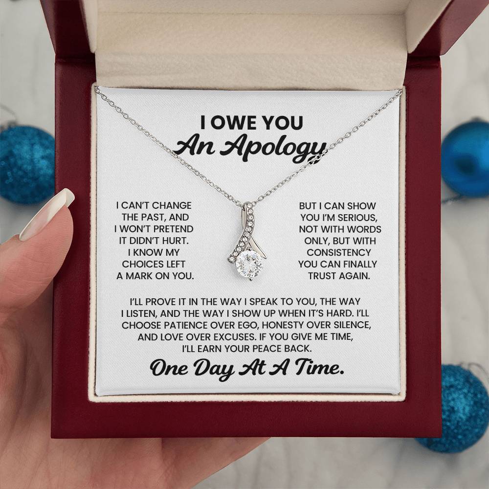 Apology Gift For Her – Alluring Beauty Necklace – I Owe You An Apology