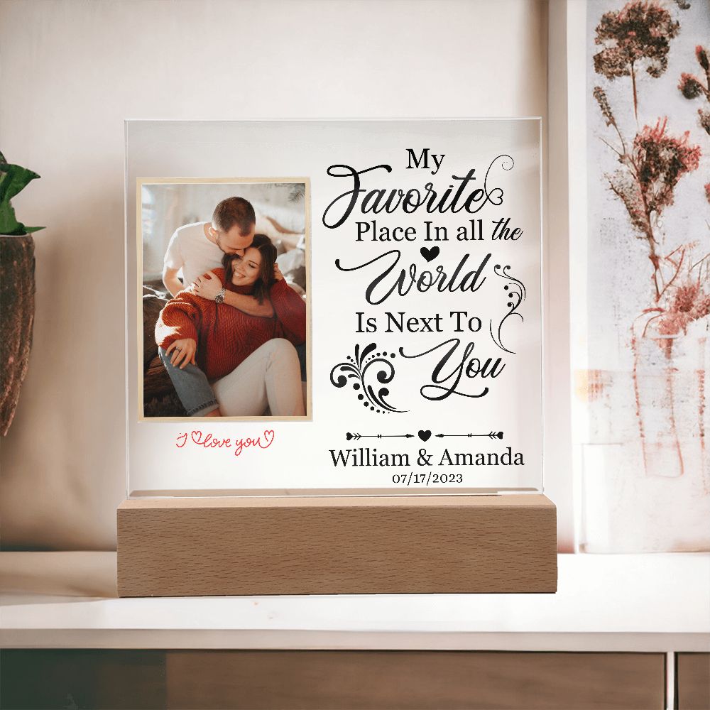 Gift for your Loved One - Acrylic Love Plaque