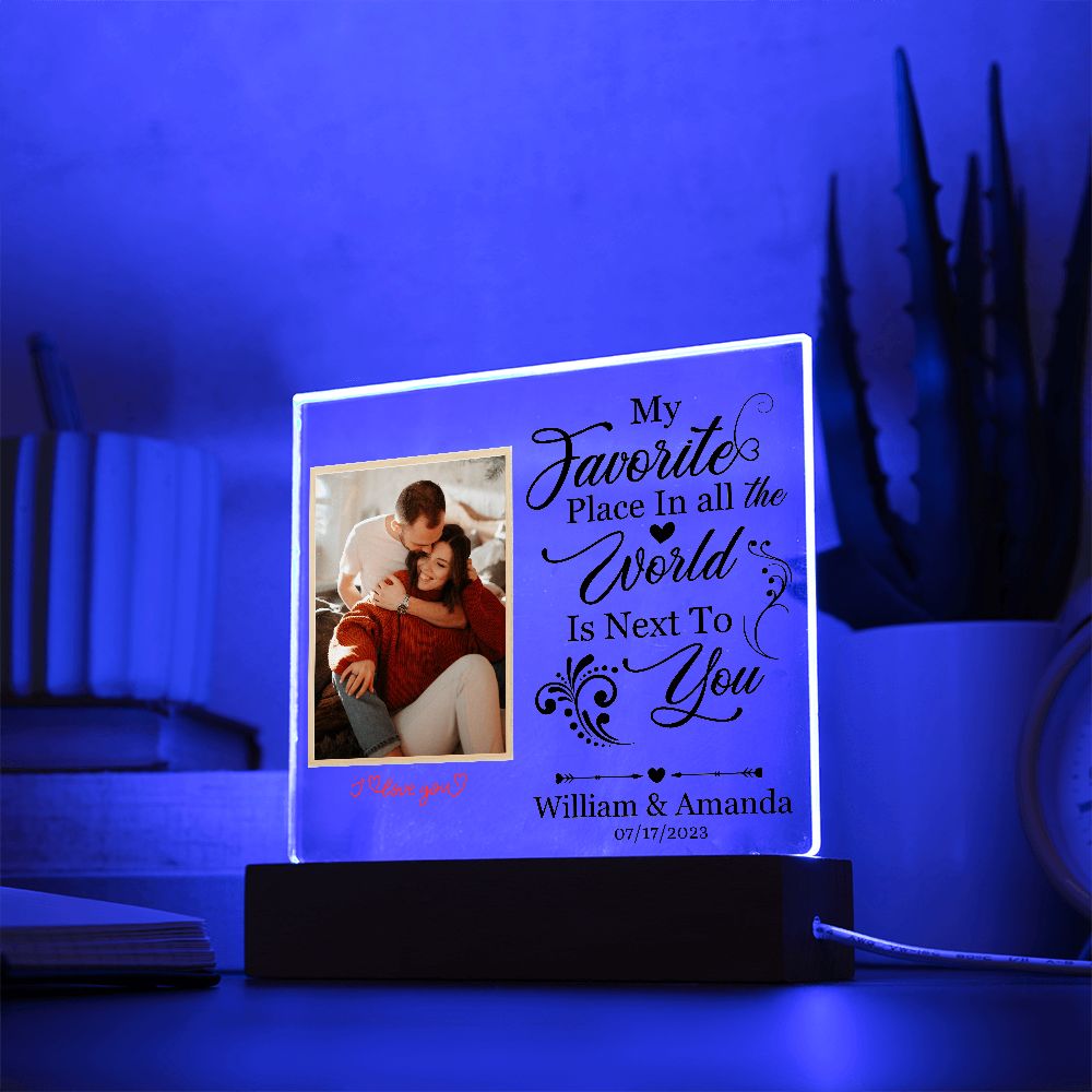 Gift for your Loved One - Acrylic Love Plaque