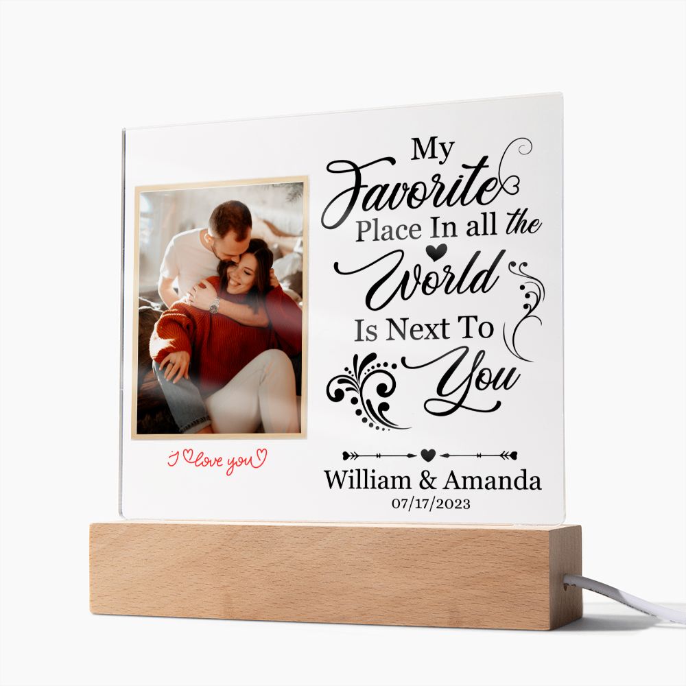 Gift for your Loved One - Acrylic Love Plaque