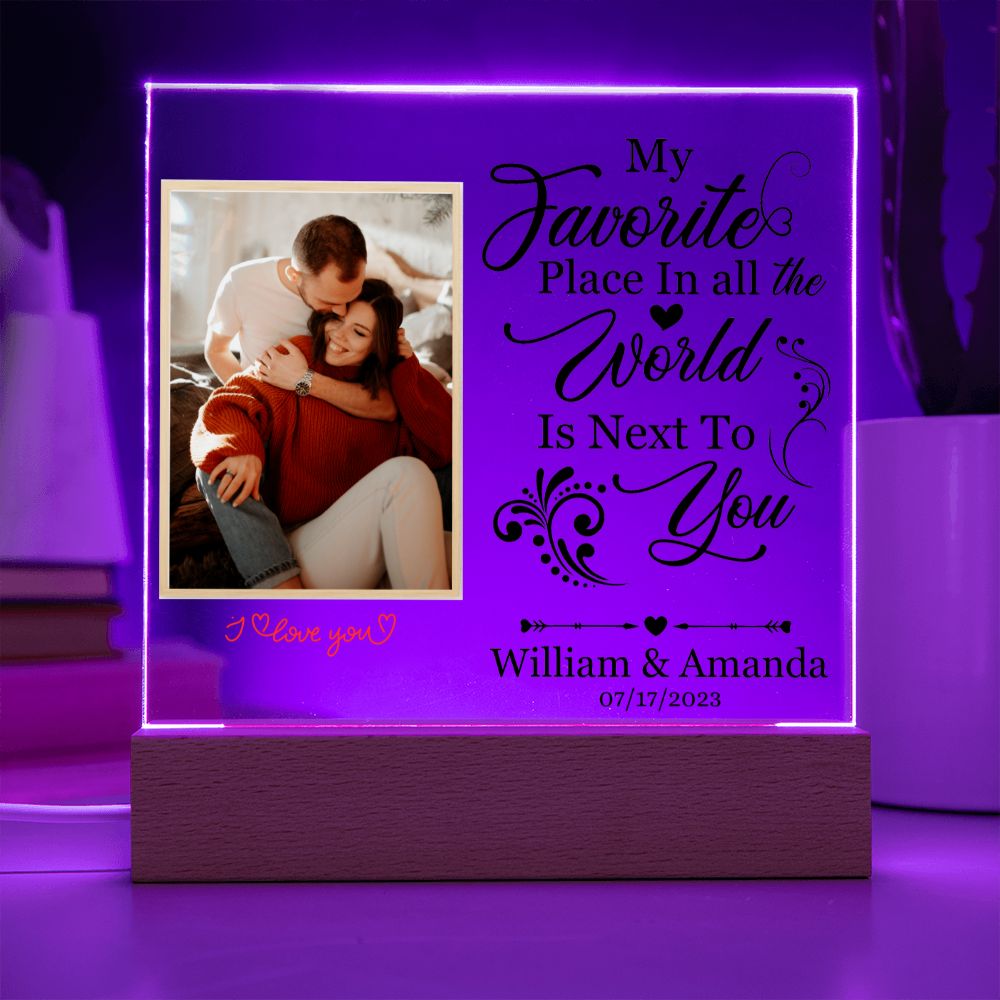 Gift for your Loved One - Acrylic Love Plaque