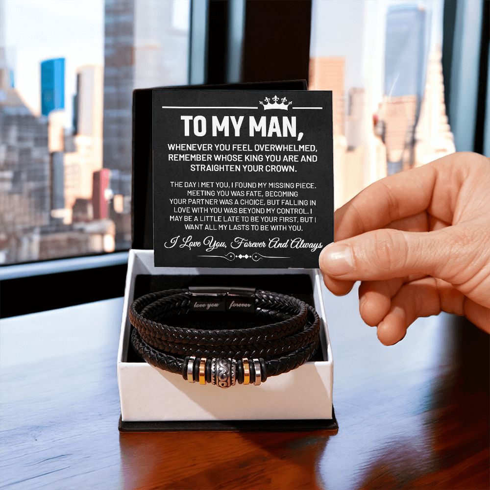 To My Man - "Love You Forever" Bracelet - BB001