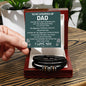 To My Stepped Up Dad - "Love You Forever" Bracelet - SD001