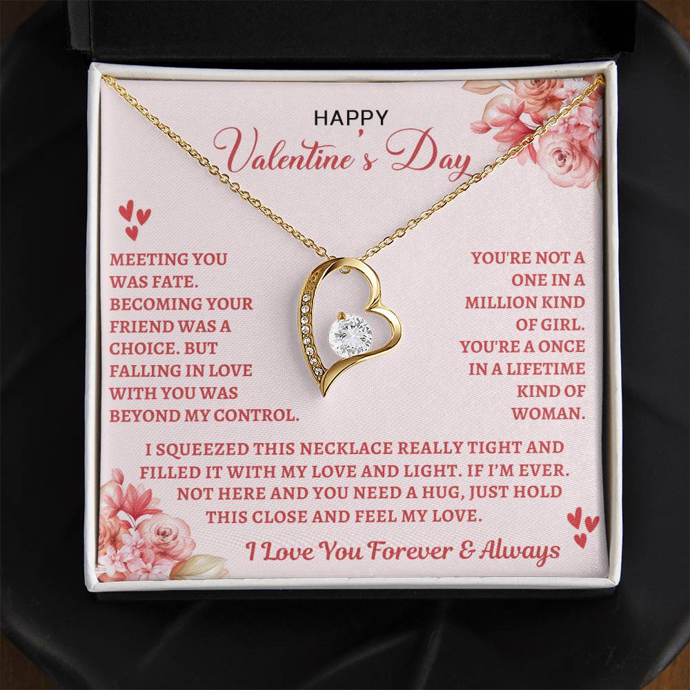 Happy Valentine's Day - Gift for Wife / Soulmate / Girlfriend - "Meeting You Was Fate..."