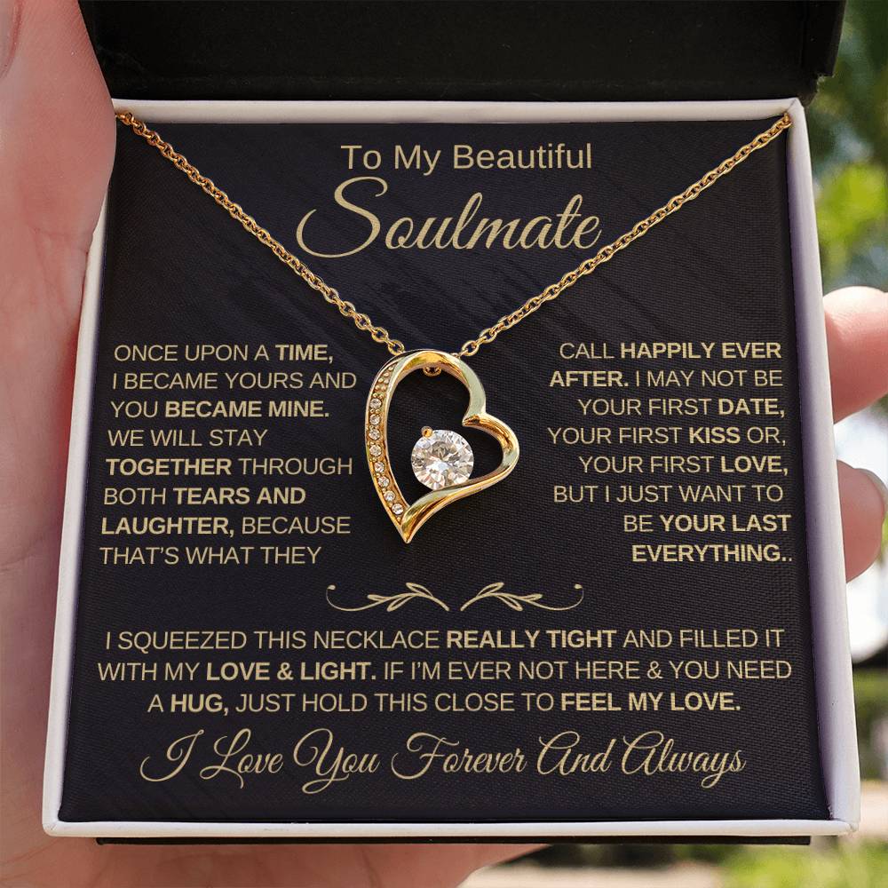 To My Beautiful Soulmate | Always Together | Forever Love Necklace ❤️