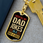 Father's Day Dog Tag Keychain | Dad a Base