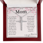 CZ Cross Necklace | To My Mom
