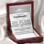 To My Beautiful Soulmate - Forever Love Necklace