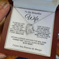 To My Beautiful Wife - Forever Love Necklace