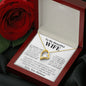 To My Beautiful Wife - Forever Love Necklace