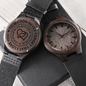 To My Son Engraved Love Mom | Wooden Watch