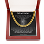 To My Son | Cuban Link Chain