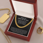 PARA EL AMOR DE MI VIDA | CUBAN LINK CHAIN NECKLACE