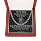 To My Son | Cuban Link Chain