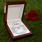 To my sister - I will always love you - Perfect Pair Necklace