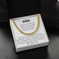 To My Dad | You are my hero | Cuban Link Chain