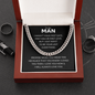 To My Man - I Will Always Love You - Cuban Link Necklace