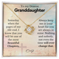 To My Granddaughter - Love Knot Necklace ❤️