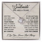 To My Soulmate - We are a Team - Love Knot Necklace SM502