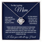 To My Loving Mom | Love Knot Necklace ❤️
