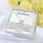 To My Granddaughter - Love Knot Necklace