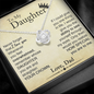 To My Daughter | Love Knot Necklace