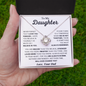 To My Daughter | Love Knot Necklace