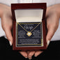 To My Beautiful Wife - Love Knot Necklace