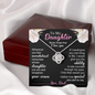 To My Daughter | Love Knot Necklace