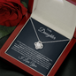 To My Daughter - Always Remember - Love Knot Necklace