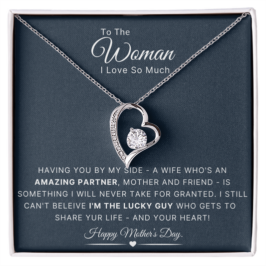 To The Woman I Love So Much | Forever Love Necklace
